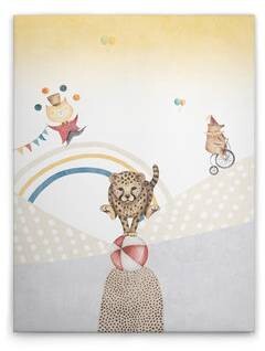 

Картина на холсте A.S. Création Playful Circus 3 цвет buntbeigeblaugrauorange