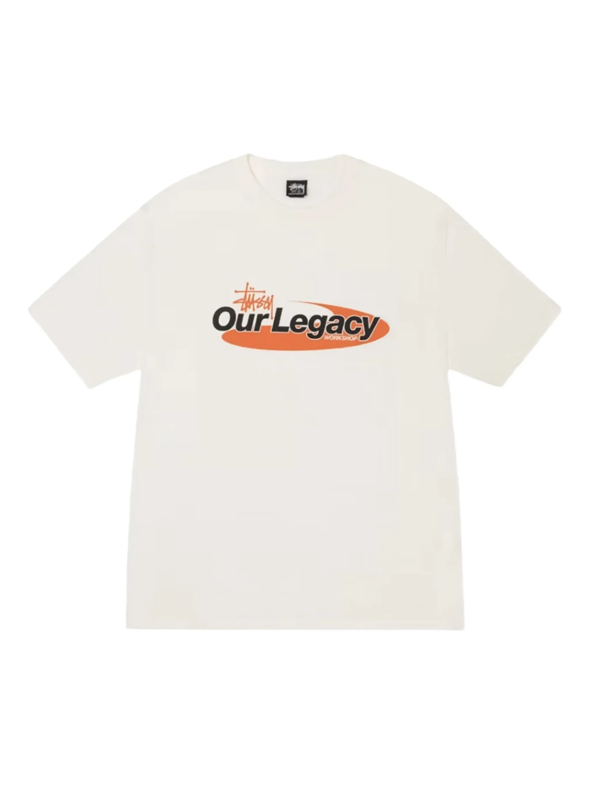 

Футболка Work Shop Swirl из коллаборации с Our Legacy Stüssy, бежевый