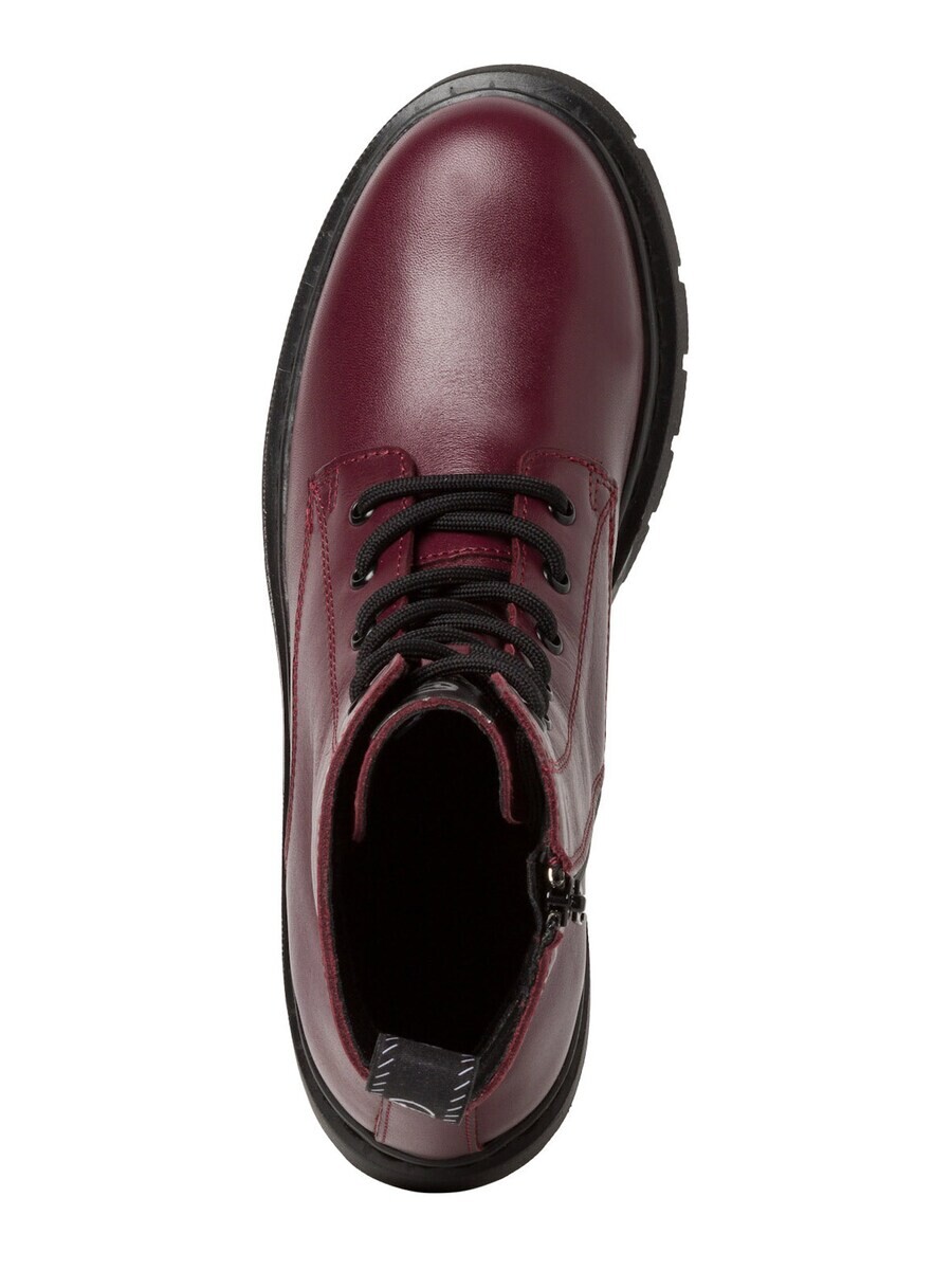 Ботильоны на шнуровке Tamaris Lace-Up Ankle Boots, цвет merlot — фото 4