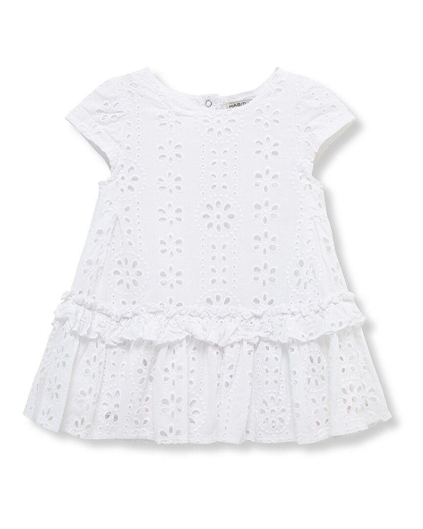 

Привычное платье с плиссировкой Flutter Habitual, белый