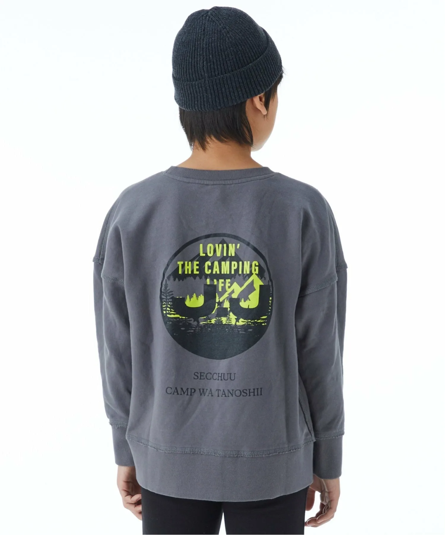 Детская толстовка JJ CAMP/(K), 100% хлопок, свободный крой, JJ CAMP J.J Camp, KESHIZUMI — фото 4