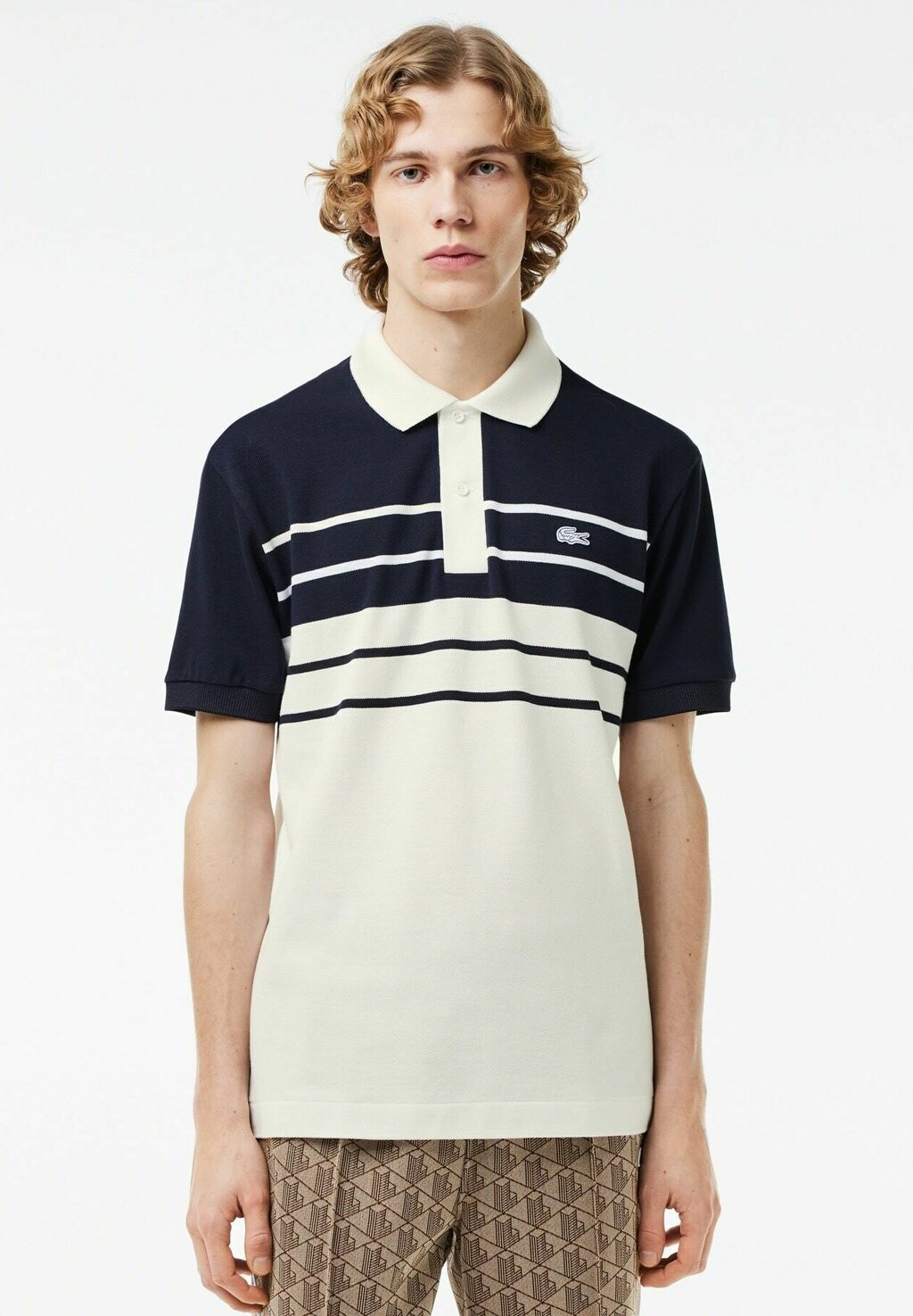 

Поло Lacoste, белый