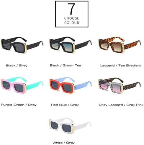 

Популярные модные квадратные солнцезащитные очки для женщин в стиле ретро, ​​гелевые солнцезащитные очки с градиентной защитой UV400 для мужчин MTZJH, Black Grey