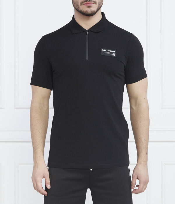 

Рубашка поло Regular fit Karl Lagerfeld, черный