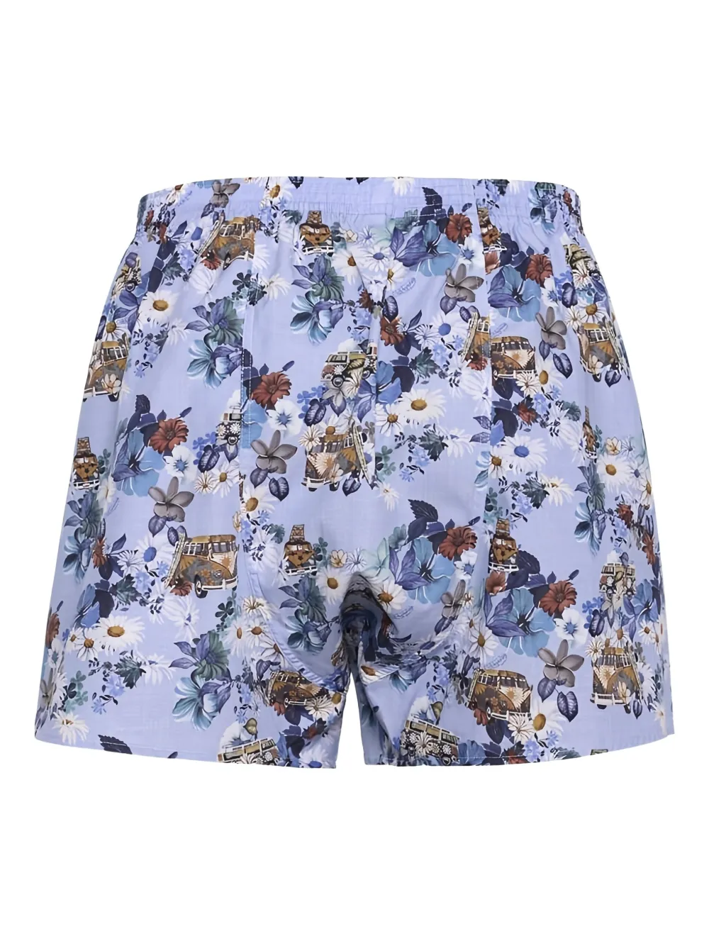 

Боксеры с цветочным принтом Loja Das Meias, синий