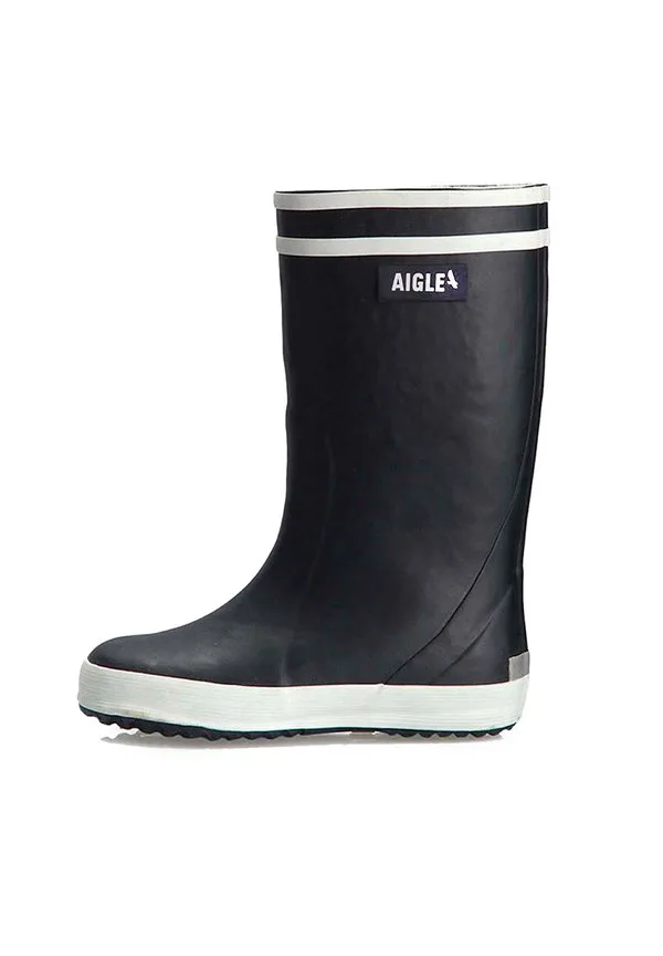 Резиновые сапоги с мехом в виде леденца Aigle, Bleu