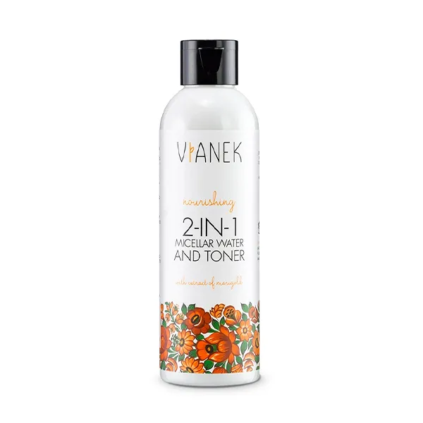 

Питательная мицеллярная вода и тоник Nourishing 2-in-1 Toner and Micellar Water Vianek, 200 ml