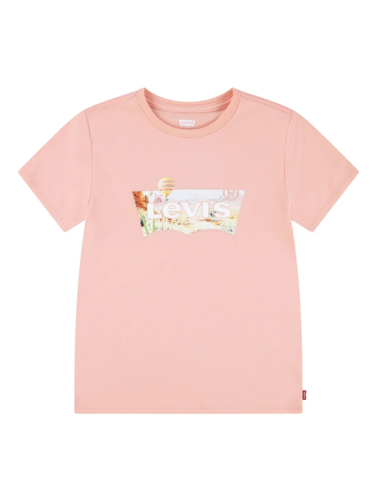 

Футболка Levi's Kids с графическим принтом, розовый