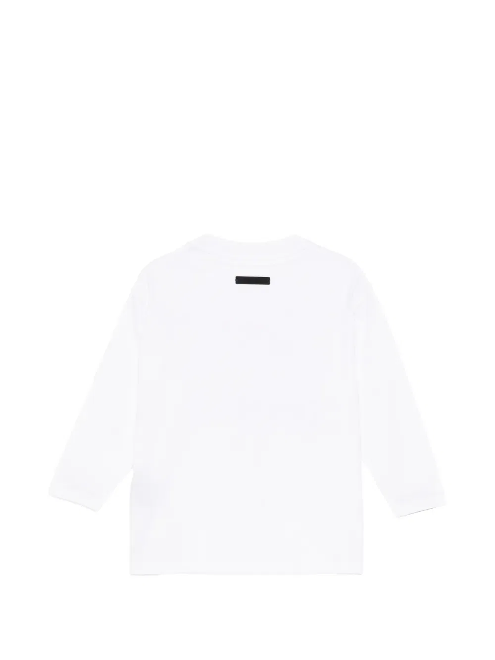 Футболка с длинными рукавами и принтом логотипа Fear Of God Essentials Kids, белый — фото 2