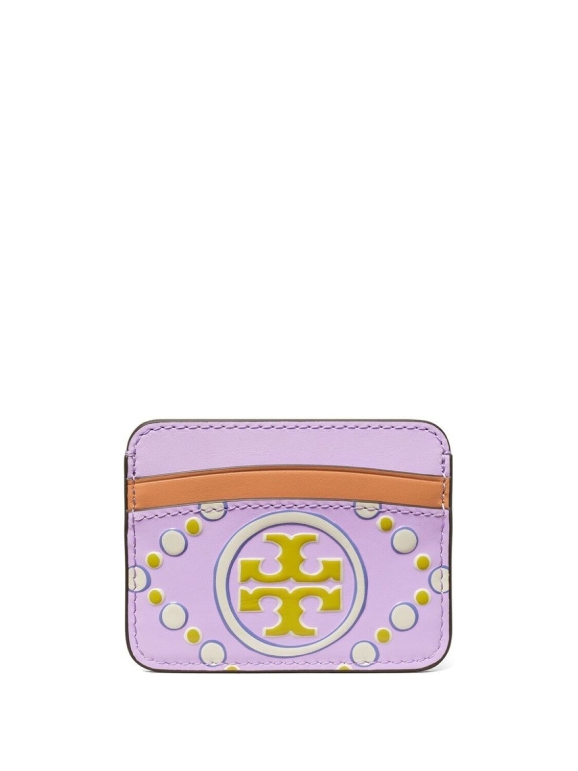 

Tory Burch картхолдер с тисненым логотипом, розовый