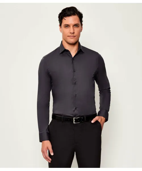

Рубашка Slim fit Calvin Klein, серый