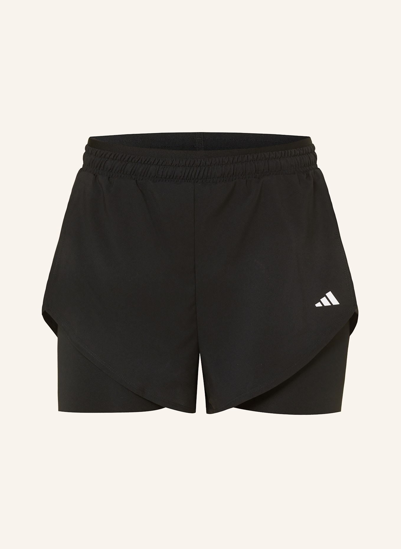 

Тренировочные шорты 2 в 1, предназначенные для тренировок Adidas, черный