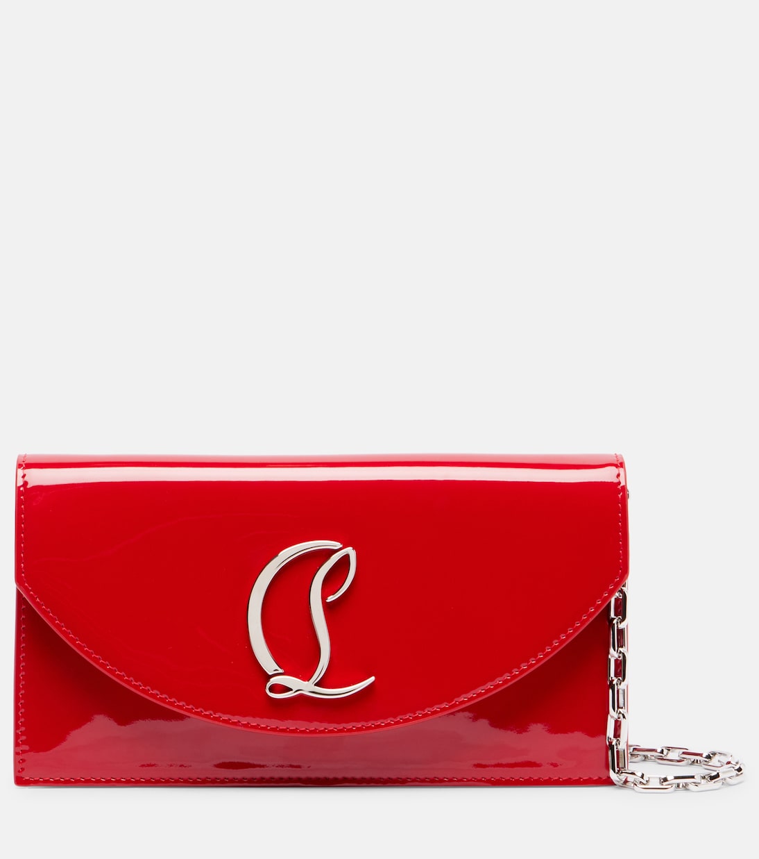 

Клатч из лакированной кожи Loubi54 Christian Louboutin, Loubi
