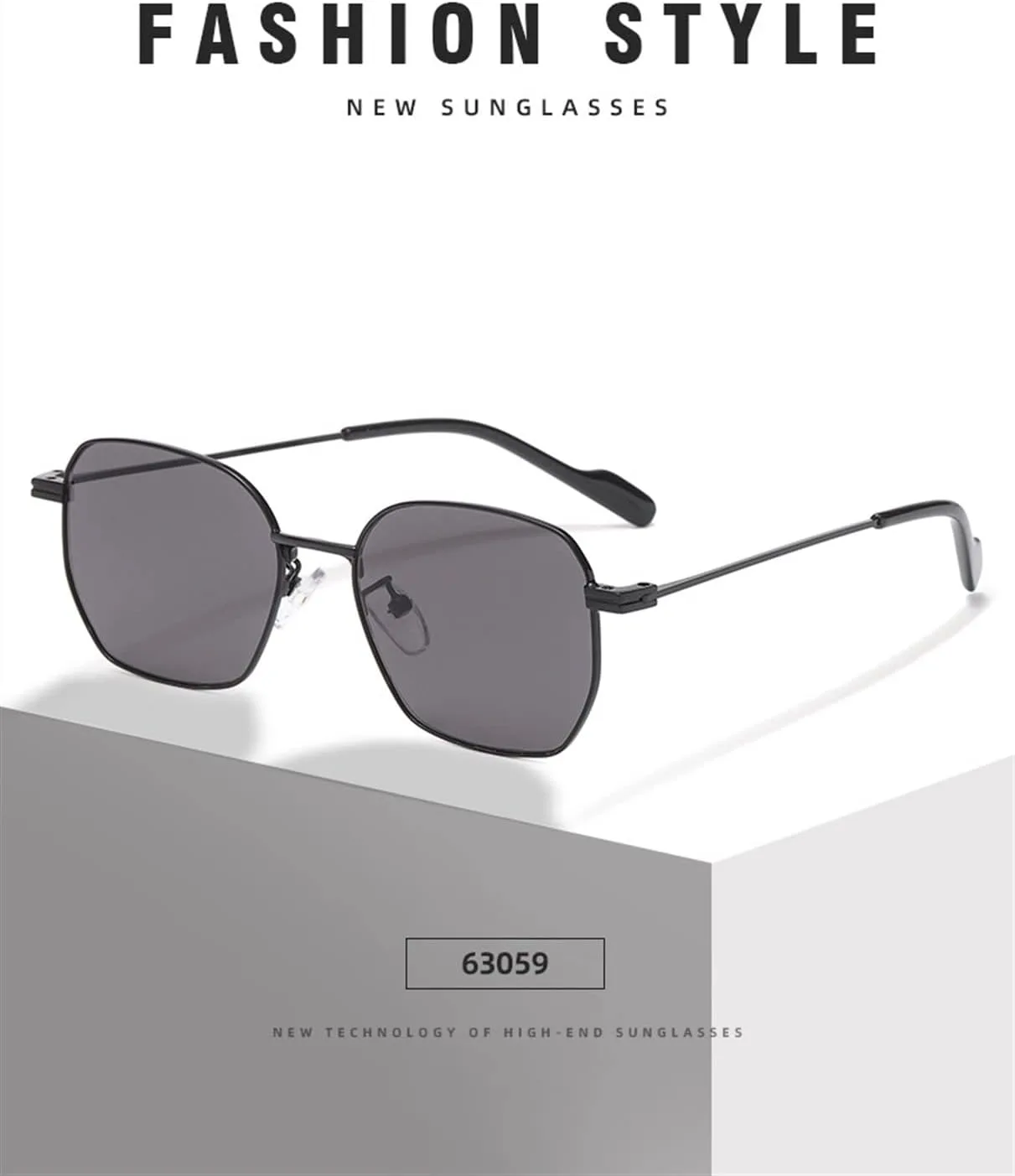 

Солнцезащитные очки XINXIN в металлической оправе для мужчин и женщин, стильные, как у интернет-знаменитостей, для отдыха на природе (цвет: C, размер: средний), C