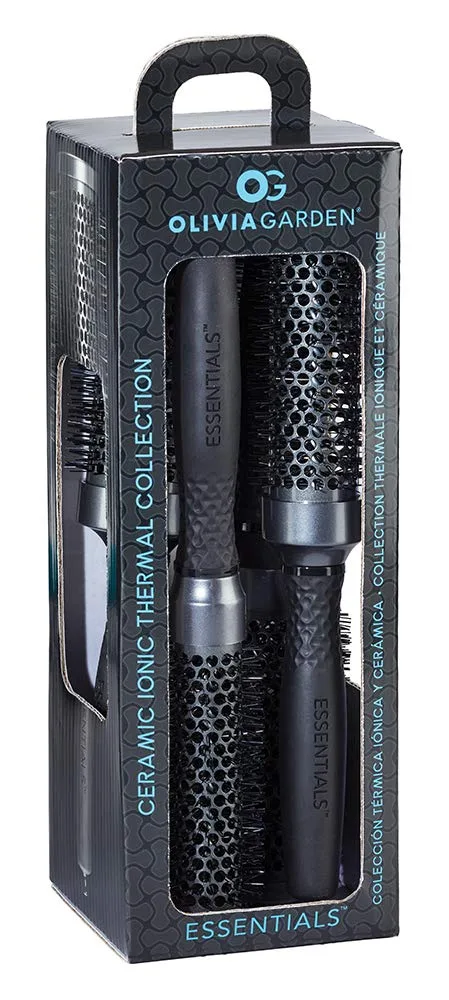 Olivia Garden ESSENTIALS Термальная коробка из 4 предметов: OGE-BT55, OGE-BT45, OGE-BT35, OGE-BT25 + коробка.