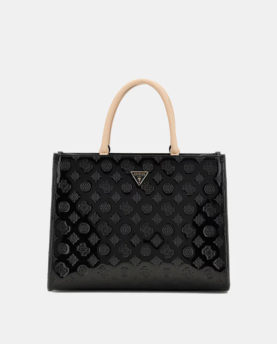 

Сумка-тоут с магнитной застежкой Guess, черный