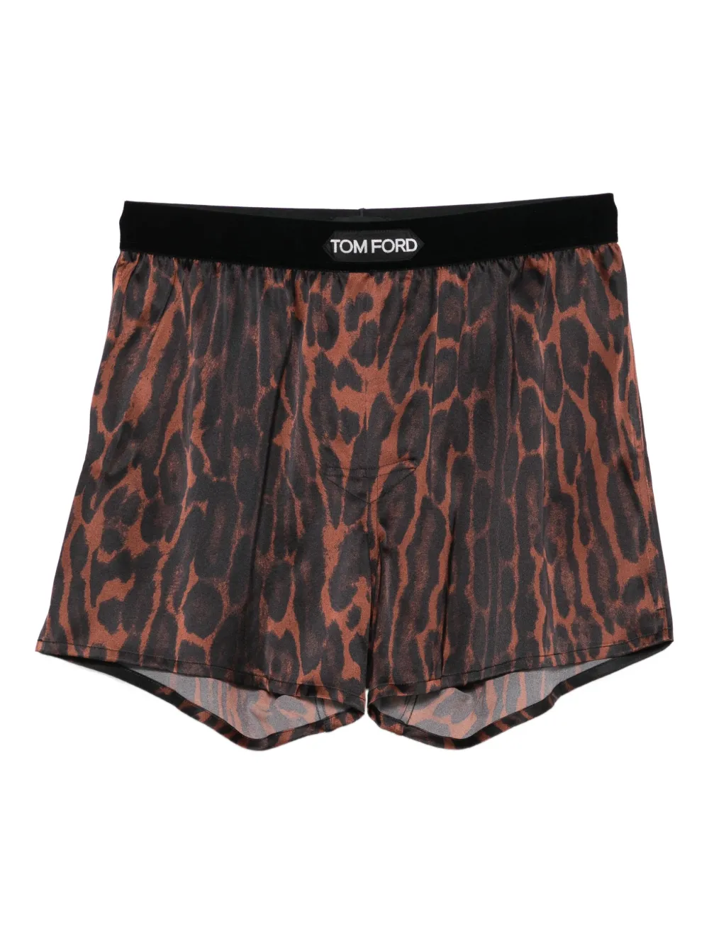 

Боксеры с леопардовым принтом TOM FORD, черный
