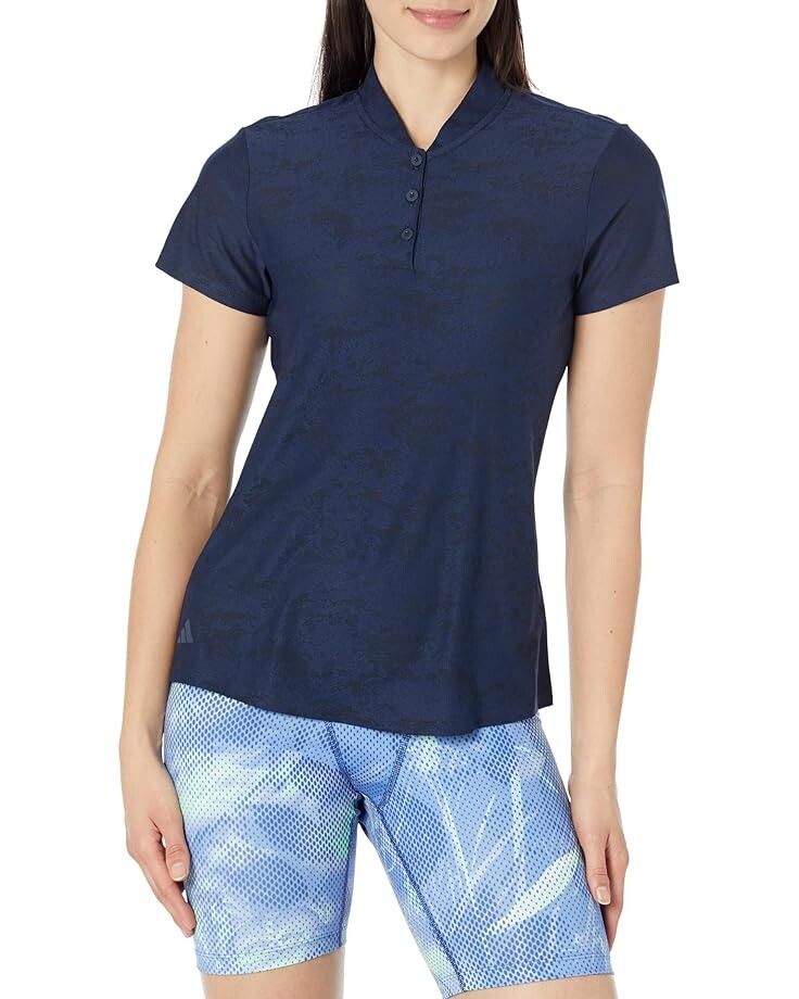 

Поло adidas Golf Jacquard Shirt, цвет Collegiate Navy