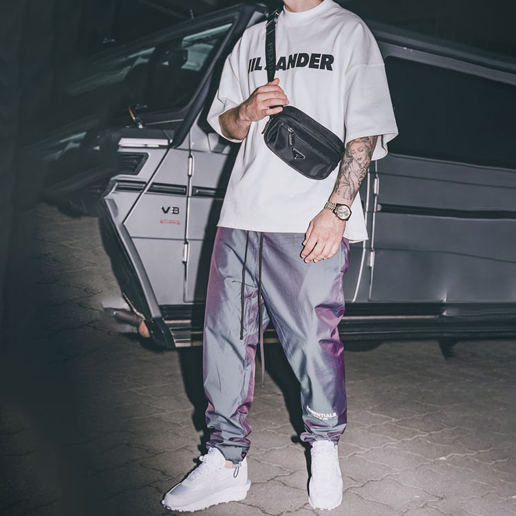 SS20 Вязаные Спортивные Штаны Осень Унисекс Яркий Цвет Fear Of God Essentials — фото 4