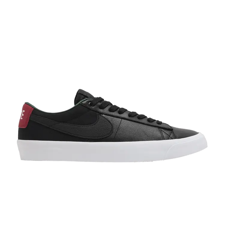 

Кроссовки Nike Zoom Blazer Low Pro GT Premium SB 'Black Varsity Red', черный