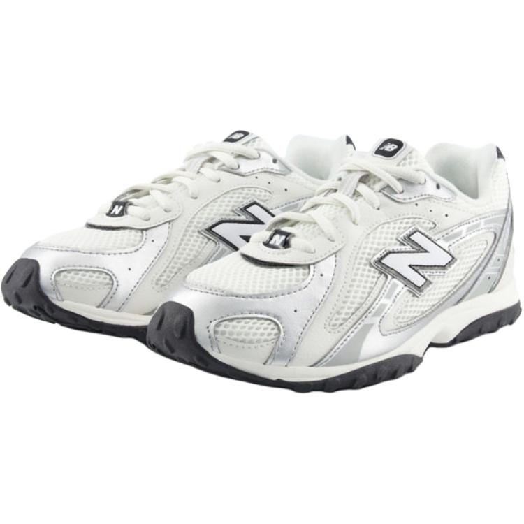 New Balance 204L Low top детские повседневные кроссовки White Silver Unisex — фото 3