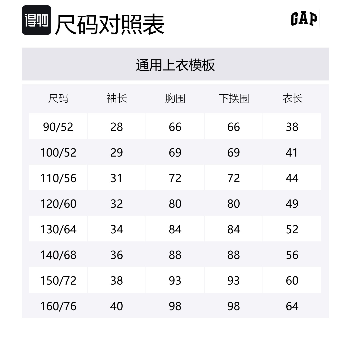 Футболка для детей 3-7 лет GAP, светло-голубой — фото 2