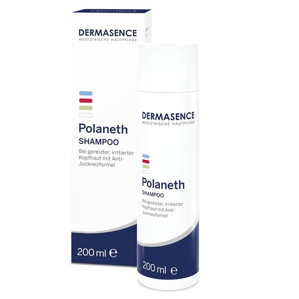 

DERMASENCE Polaneth Shampoo 200 мл - успокаивающий шампунь для раздраженной и зудящей кожи головы - без отдушек