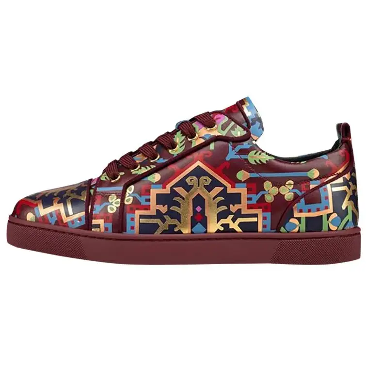 

Christian Louboutin Кроссовки для скейтбординга Louis Junior Orlato Low Top, мужские, красные, CL LUBOTING