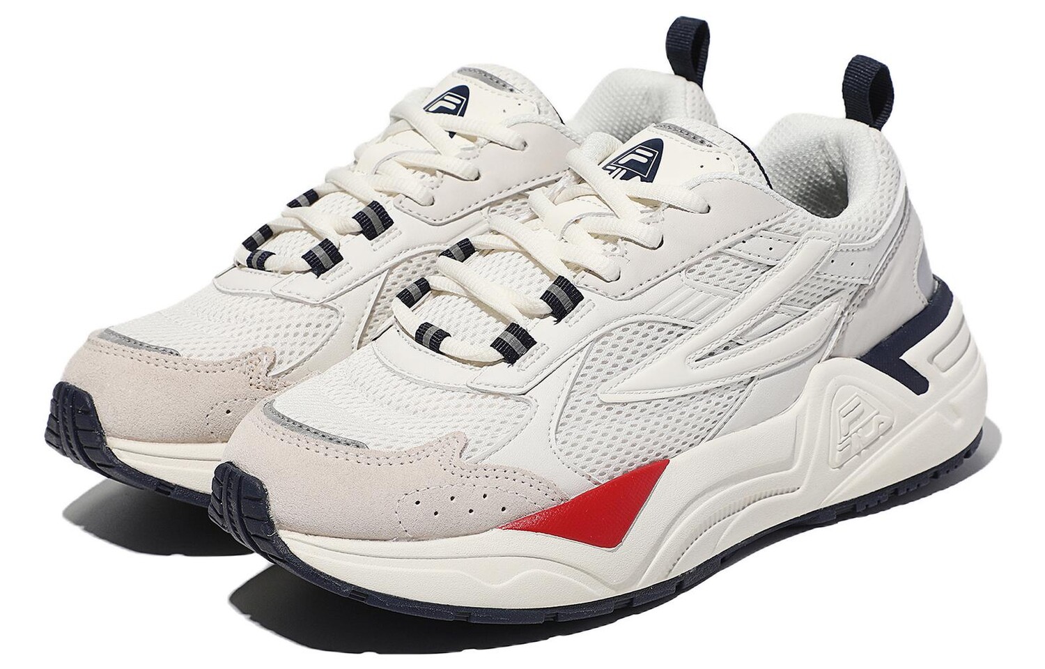 

Кроссовки FILA Tiny Double Casual Shoes Unisex Low-Top White Gray