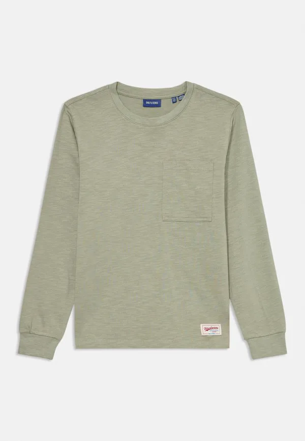 Футболка с длинными рукавами и логотипом osjmackey Only & Sons Junior, Seagrass