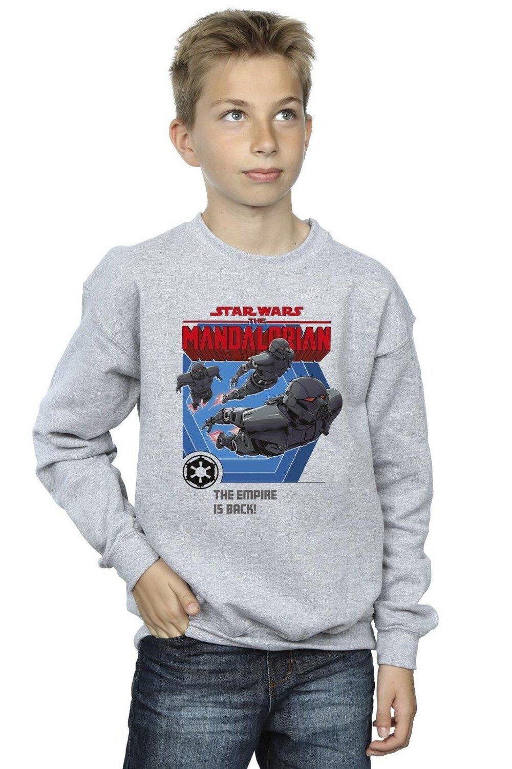

Толстовка «Мандалорская империя возвращается» Star Wars, серый