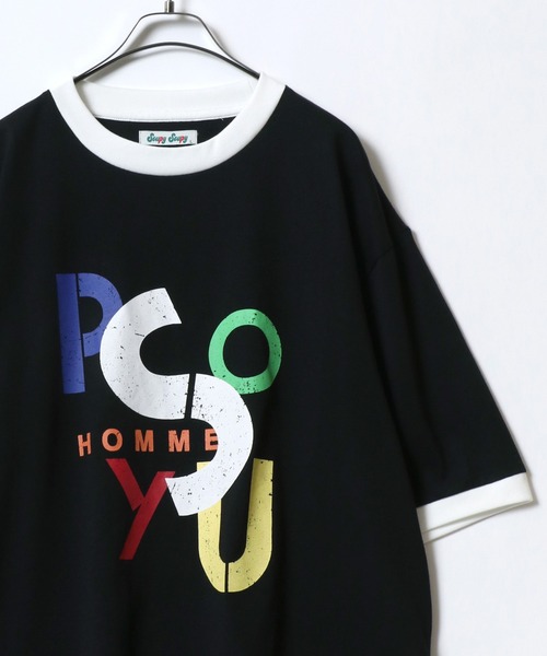 

Футболка с графическим принтом, рукавами реглан и контрастной отделкой, короткий рукав, унисекс ANPAS, черный