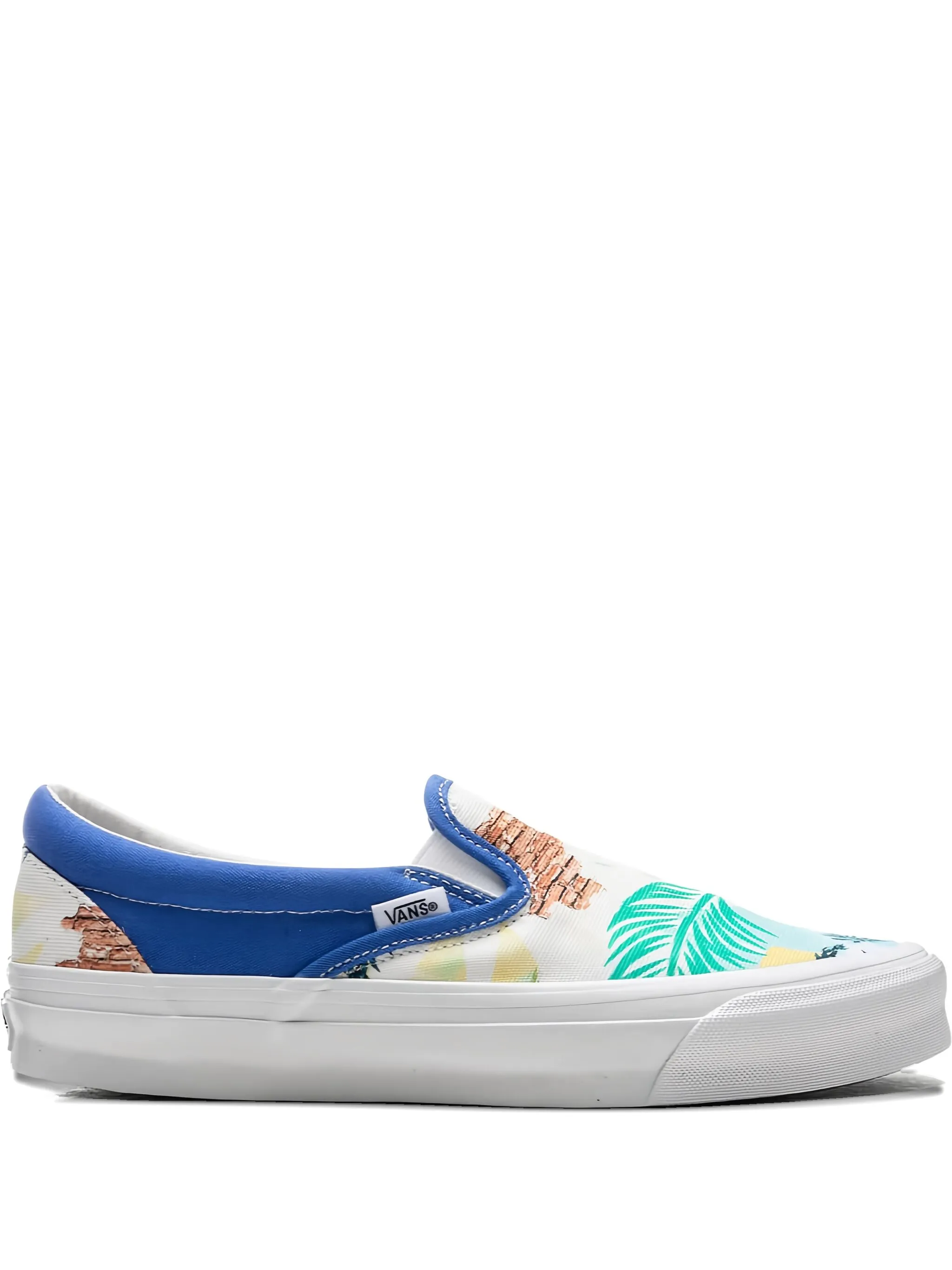 

Слипоны с принтом Vans, белый