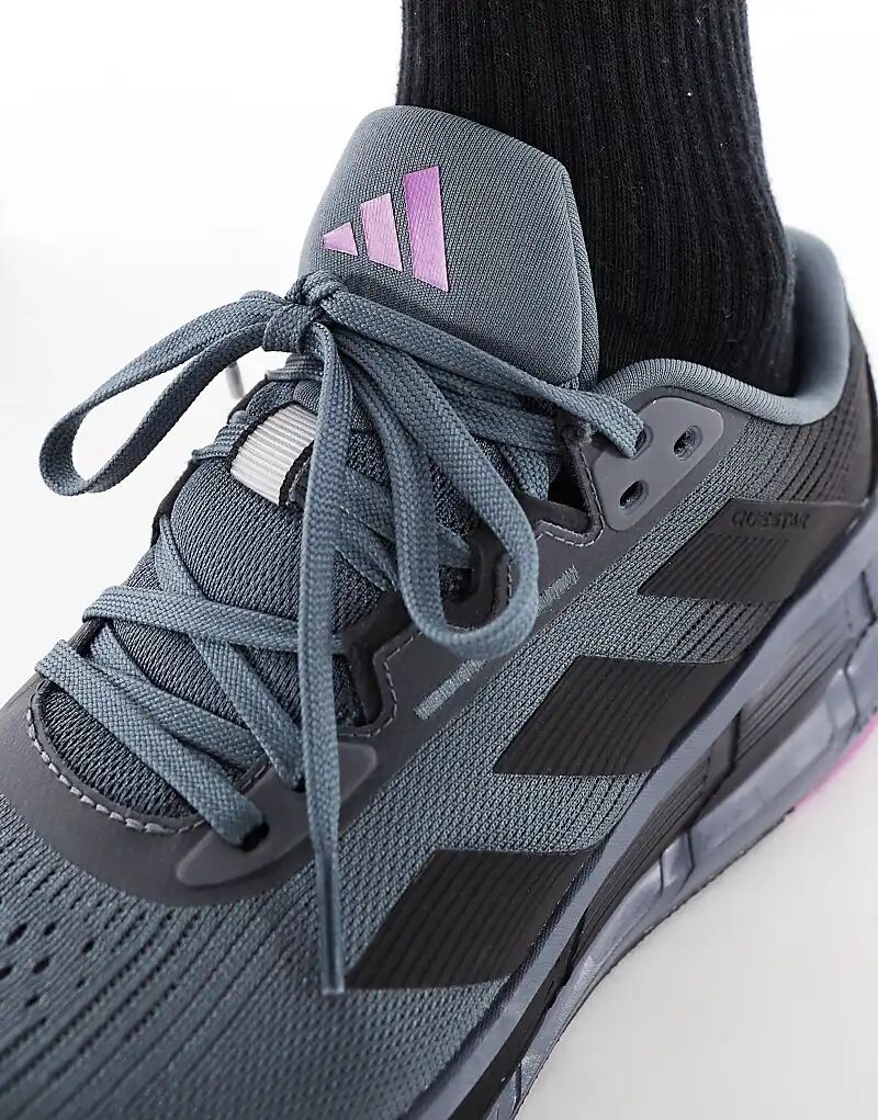 Кроссовки adidas Running Questar 3 серого и фиолетового цветов Adidas Performance — фото 3