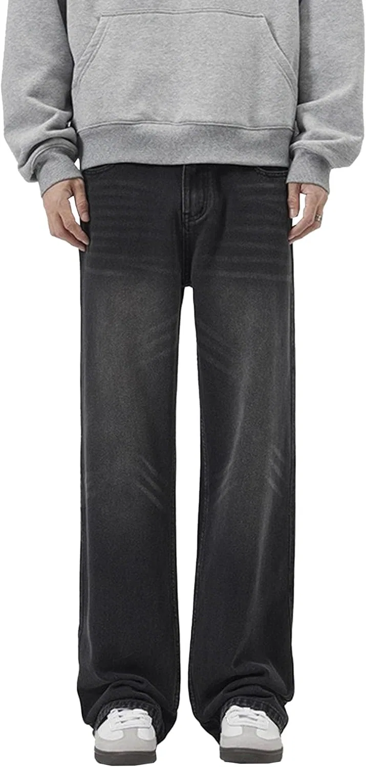 Джинсы свободные, Men's, Black