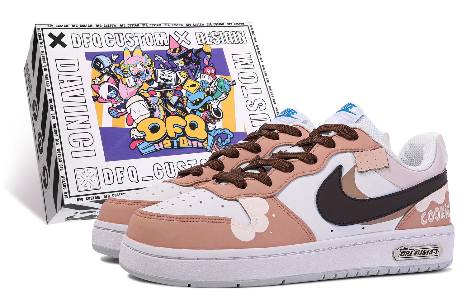

Кроссовки Nike Court Borough Skateboard Shoes Women's Low-Top Pink/White, Розовый, Кроссовки Nike Court Borough Skateboard Shoes Women's Low-Top Pink/White