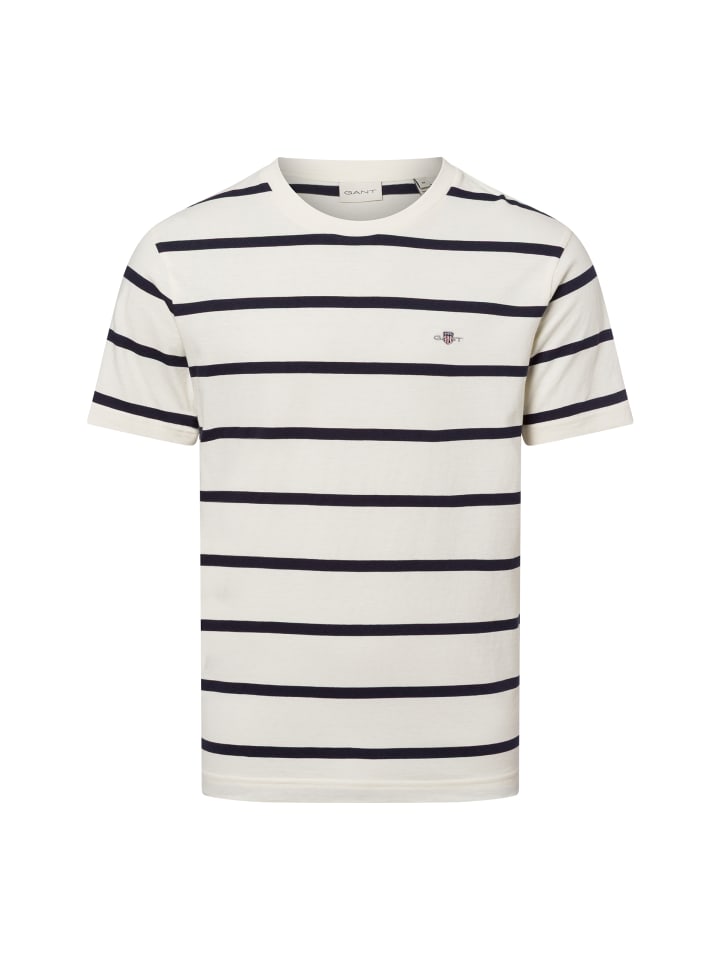 

Футболка Gant, цвет ecru marine