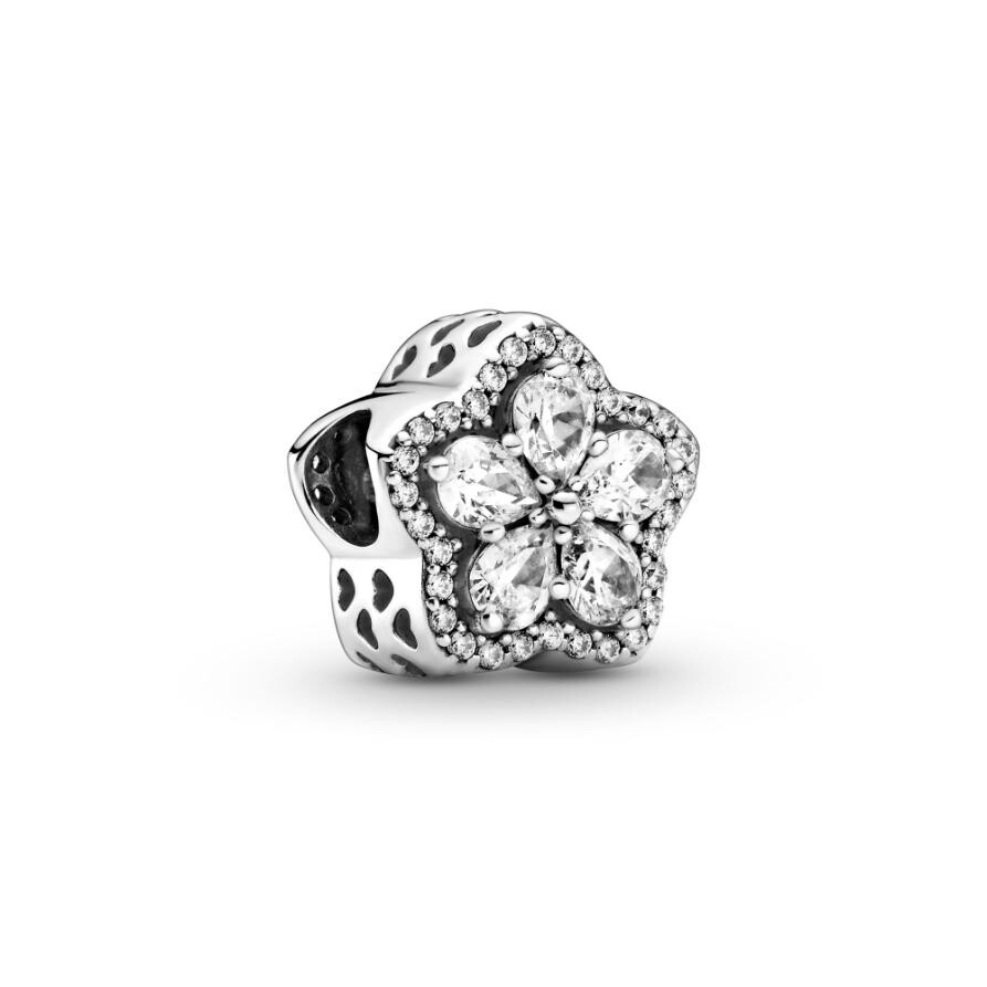 

Шарм Sparkling Snowflake Pavé Pandora, стерлинговое серебро