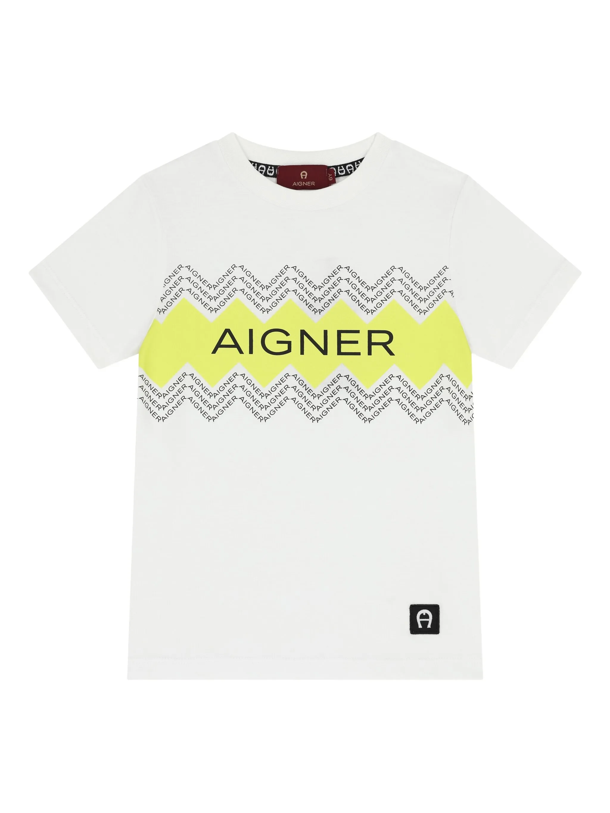 

Футболка с графичным принтом Aigner Kids, белый