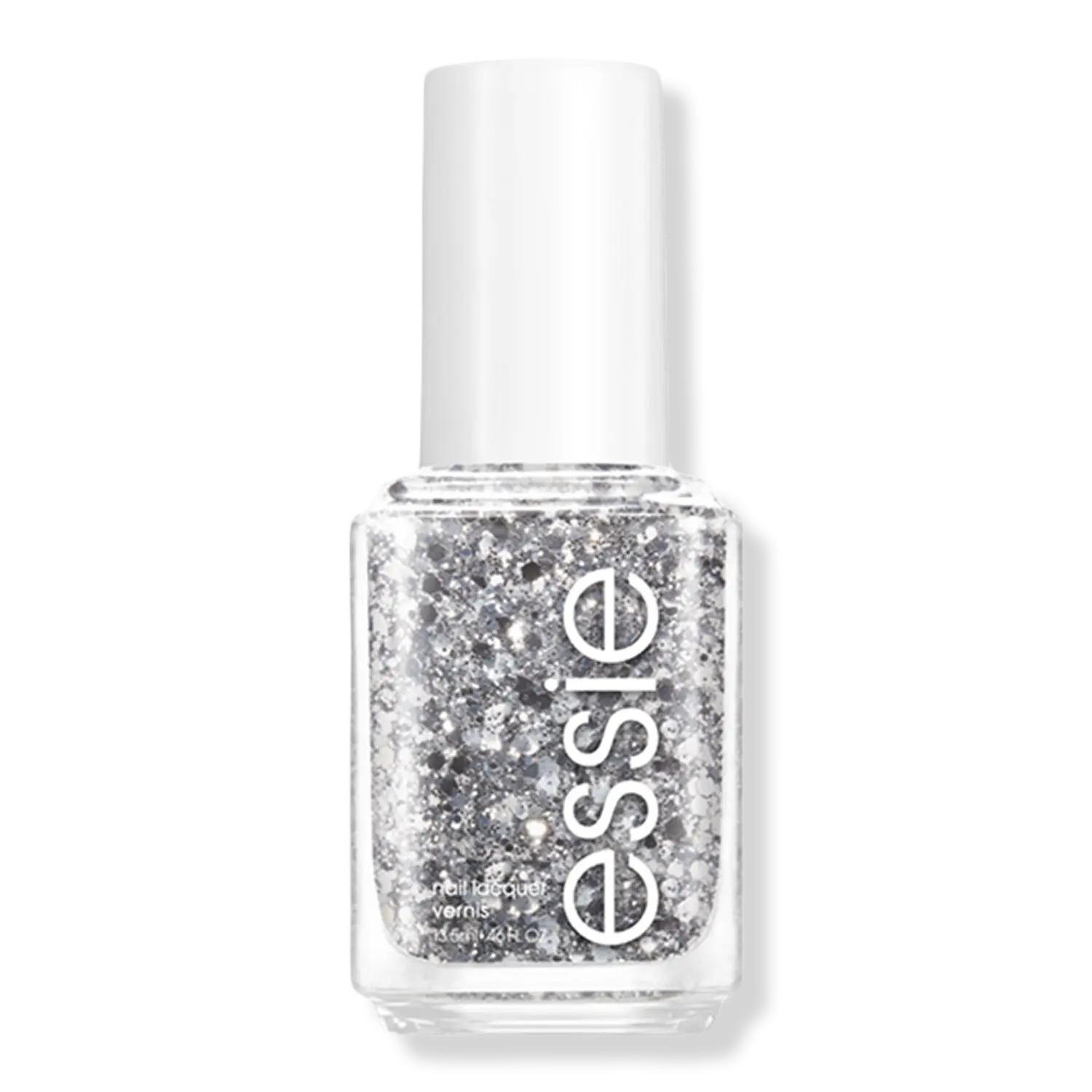 

Металлический лак для ногтей Essie, Set In Stones (silver metallic glittter)