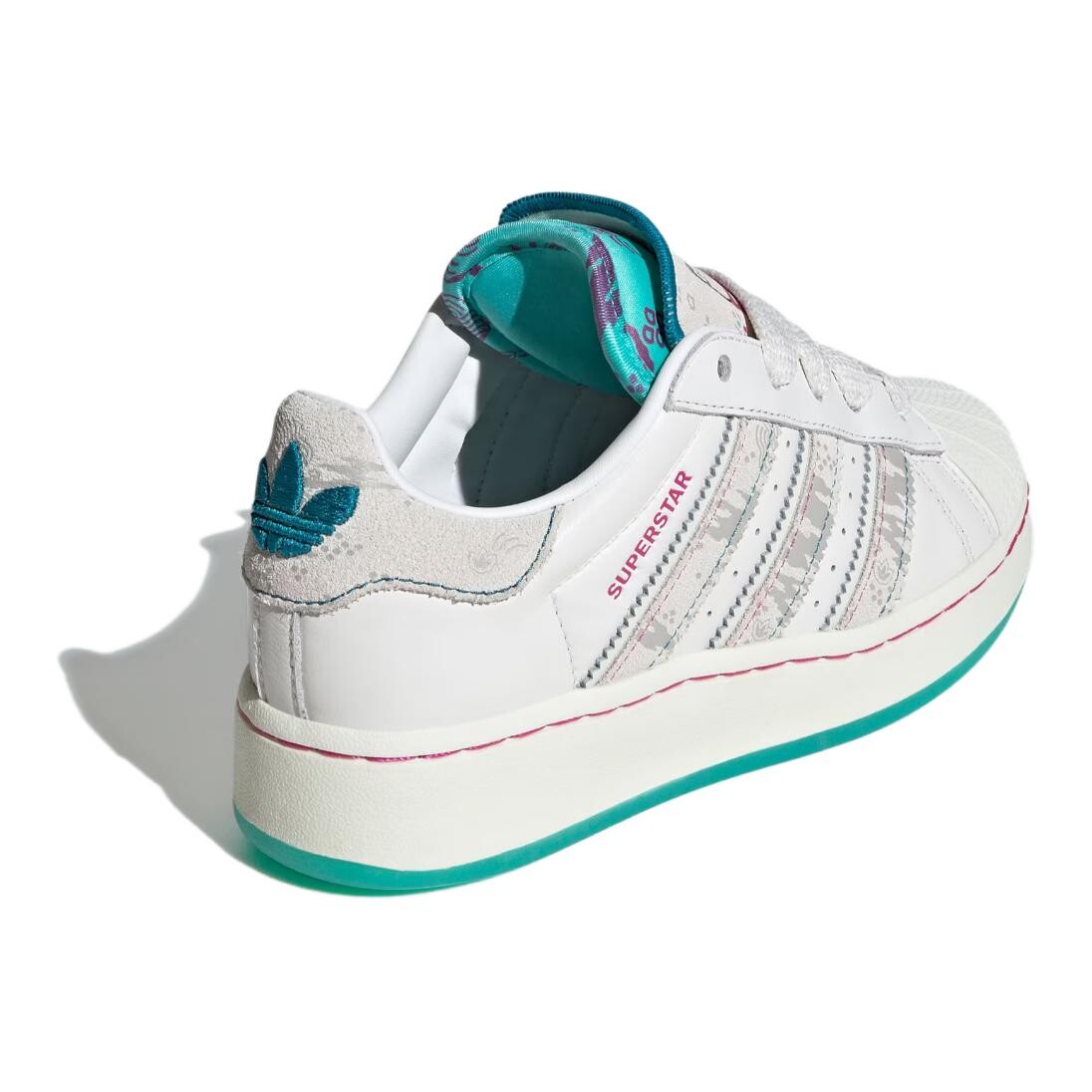 Adidas originals Superstar Series Kids Кроссовки для скейтбординга для детей, White — фото 3