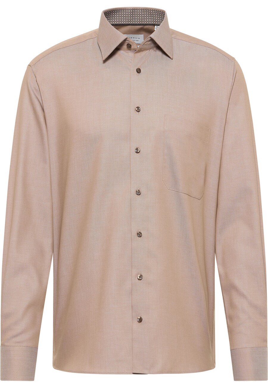 

Рубашка делового кроя Comfort fit ETERNA, Mottled Brown