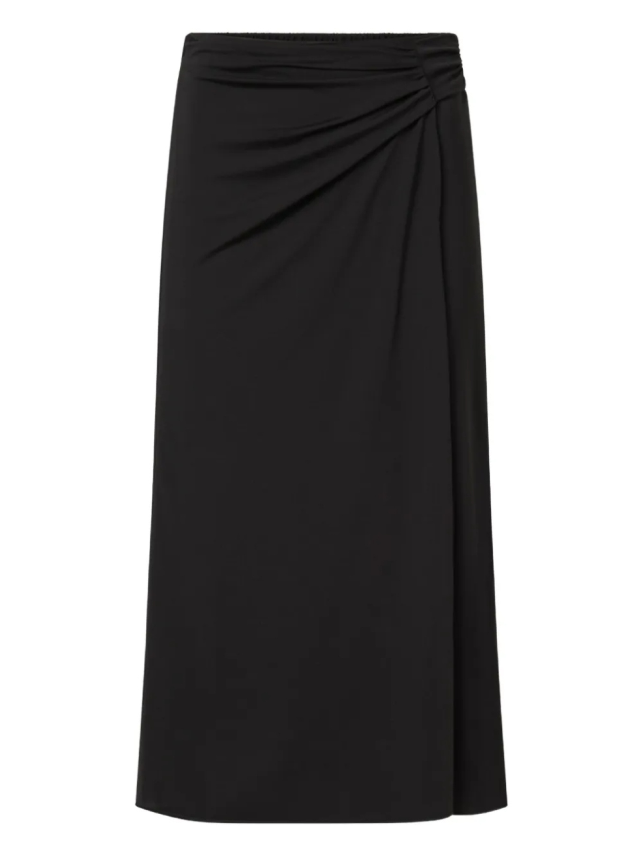 

Weekend Max Mara юбка миди со сборками, черный