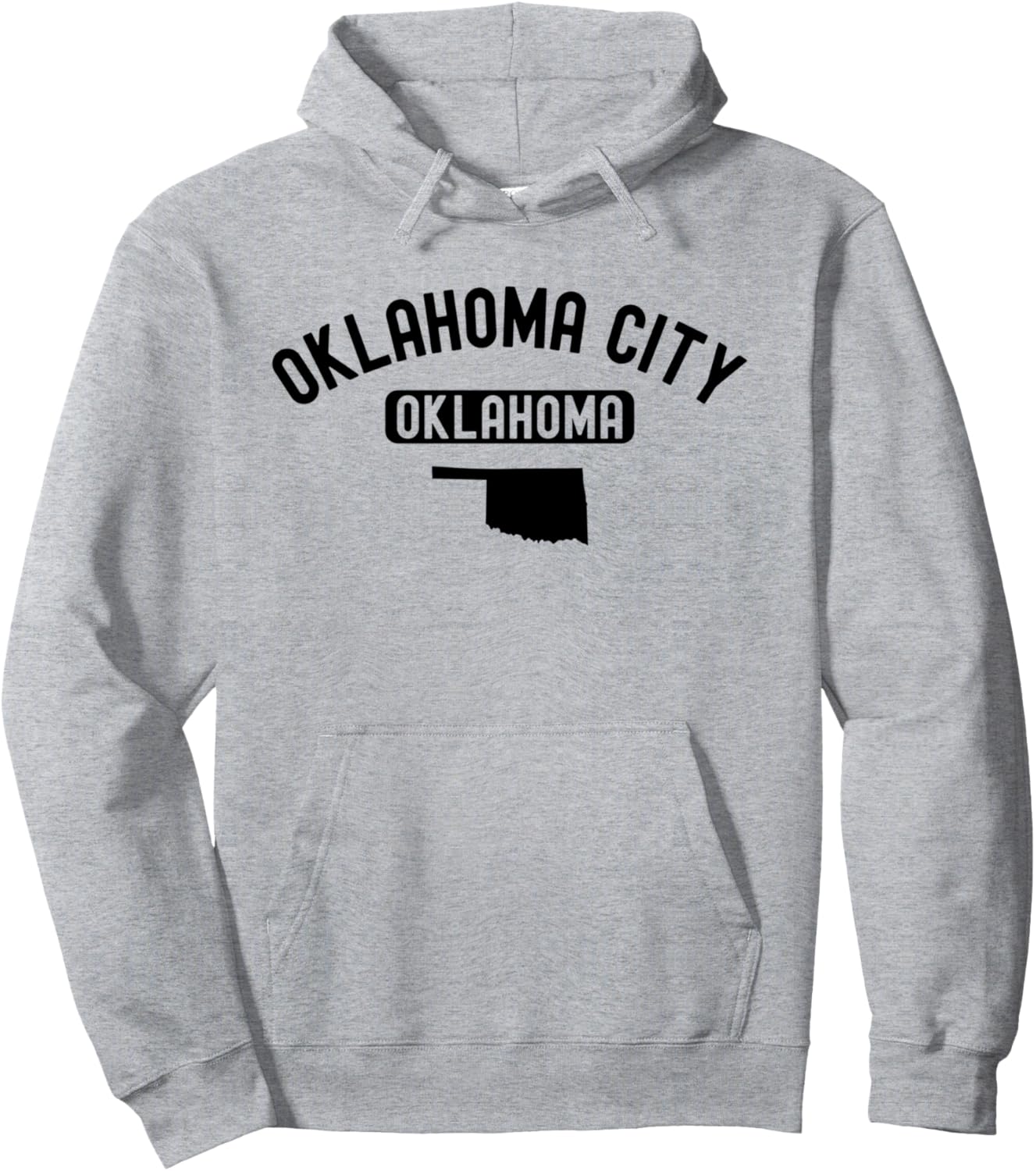

Худи Oklahoma City Retro Sooner State Tulsa Edmond Norman 405 Oklahoma Tee Co, серый
