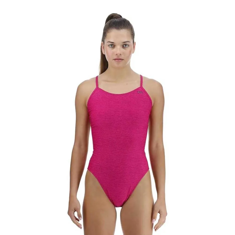 

Купальник TYR Durafast Elite Cutoutfit Lapped, розовый