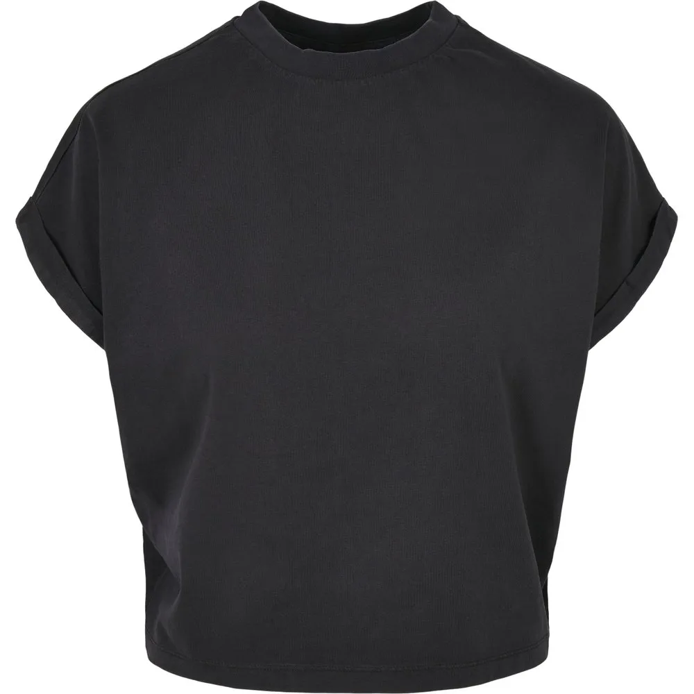 

Футболка Urban Classics Short Pigment Dye Découpé Big, черный