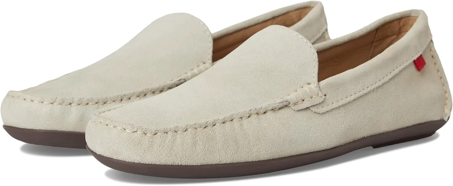 Мужские лоферы Marc Joseph New York из натуральной кожи, сделаны в Бразилии, модель Broadway, от белого — фото 4