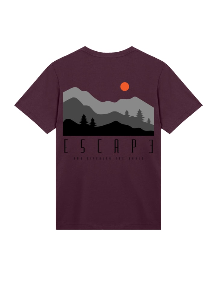 

Футболка Escape Discover the World Forest Landscape в бордовом цвете F4NT4STIC, Красный, Футболка Escape Discover the World Forest Landscape в бордовом цвете F4NT4STIC