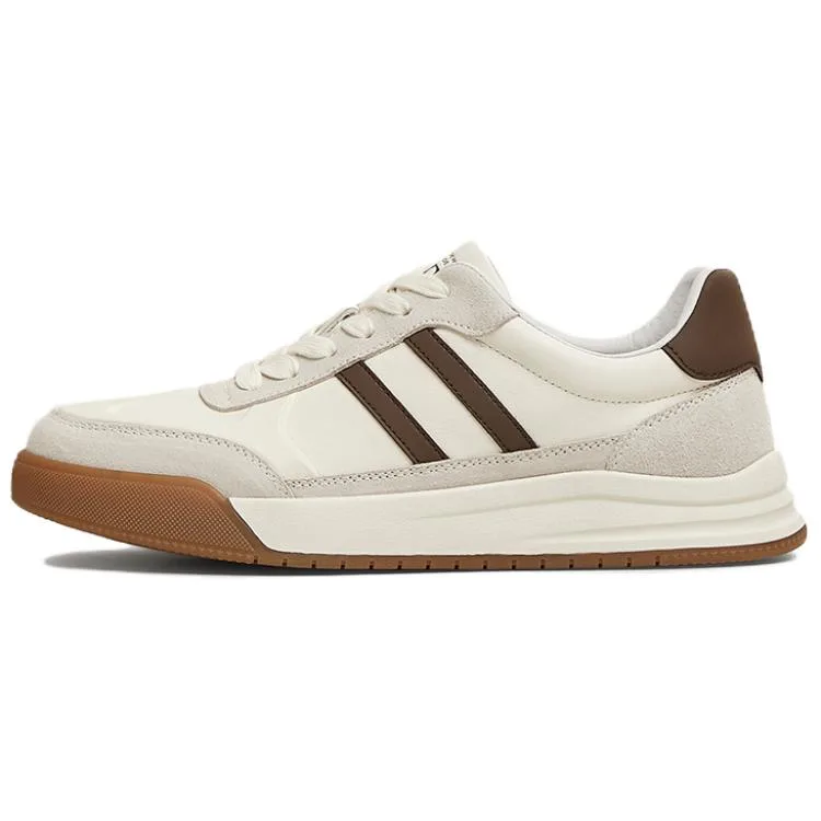Кроссовки для скейтбординга мужские из натуральной кожи Tata, белый/серый/синий — фото 3