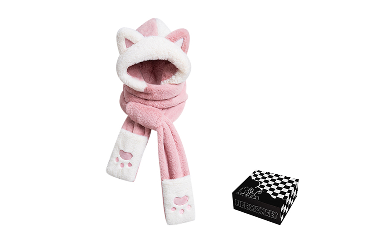 

FireMonkey Шарф Женская Персонализированная Открытка, Pink (Checkerboard Box)